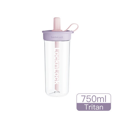 樂扣嚼對FUN飲吸管杯750ml-慕斯藍莓塔紫