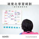 【龍品文創】SONIC  週計劃雙面磁白板 LV-4158-I, , large