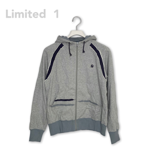 Casual stand collar hooded coat gray