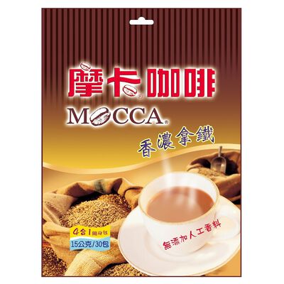 摩卡香濃拿鐵咖啡15g X30