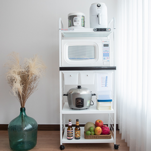 【愛樂美】AI自動斷電1拉板2小抽4層電器置物架11420