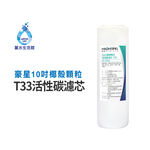 【麗水生活】豪星 10吋T33椰殼UDF顆粒活性碳濾芯 活性碳 淨水器 過濾器 飲水機 濾心, , large