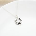 【Angel & Me】Sakura leaf vine s925 sterling silver necklace Birthday gift, , large