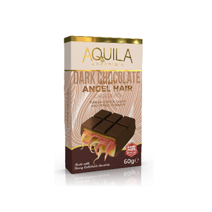 Aquila angel hair with dark chocolate,  Aquila angel hair with dark chocolate