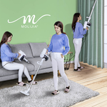 MOLIJIA Magic Home 10-Piece Crack & Hose Set - Handheld Corded Vacuum Cleaner for Dirt and Mites - Snow White & Purple, , large