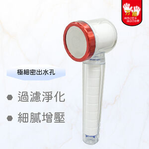 【雙手萬能】增壓過濾蓮蓬頭(可換濾芯 細密出水)