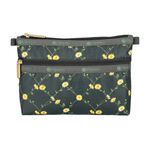 |快速出貨|Lesportsac Cosmetic Clutch 雙層拉鍊收納化妝包 送禮-綠野雛菊, , large