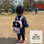 SOLIS 快樂屋系列 休閒迷你後背包-幼童款-S號-黑/田園杏, , large
