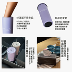 GREEN CUP芊杯內外316不鏽鋼真空吸管杯-800ml-焦糖布丁-贈送皮革杯套+吸管組-1組, , large