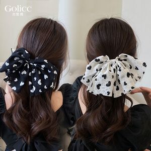 【Gulicc 】古莉可 髮夾 氣質愛心大蝴蝶彈簧夾