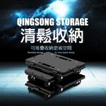 金德恩 GS MALL 台灣製造 一入 運輸平板車 41x27x7cm 搬運車 運輸車 烏龜車 平板車 組合車 四輪車 推車, , large