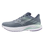 Mizuno Inspire 女 慢跑鞋 超寬楦 彈力 支撐 緩震 美津濃 灰藍 綠 [J1GD254621], , large