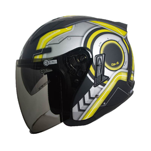 【平剛】GP-5 戰警安全帽 223 消黑黃XL