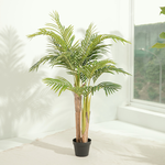 【YU Living】仿真棕櫚樹綠色植物盆栽-140CM, , large