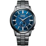 CITIZEN 星辰 小秒針紳士機械錶-藍/41mm NK5009-69N, , large