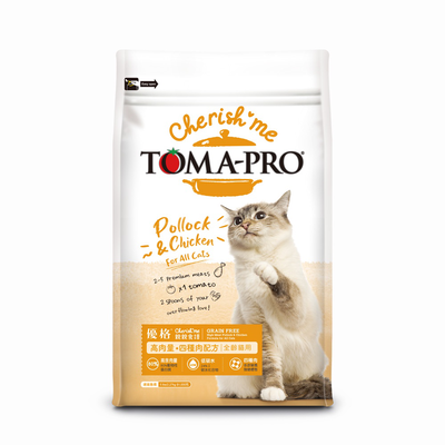 Toma-Pro 優格 親親系列 全齡貓高肉量四種肉配方 貓飼料 貓糧 5磅
