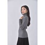 (S) earth music ecology高領灰色長袖上衣二手衣, , large