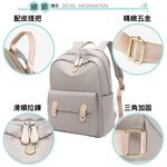 SPRING-尼龍後背包韓版時尚商務通勤後背包大容量後背包旅行後背包-多色, , large