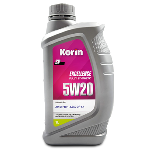 Korin Excellence 5W20 SN fully synthetic motor oil