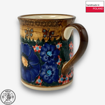 【SOLO歐洲家居】波蘭製 Cerraf 波蘭陶 280ml 馬克杯 水杯 咖啡杯 蝶語黃昏系列, , large