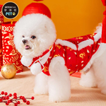 摩達客 寵物服飾 602新年納福字開運暖暖唐裝｜狗貓春節拜年寵物衣 尺寸可選, , large