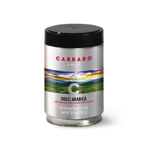 【Carraro】義大利 DOLCI 100%阿拉比卡 罐裝研磨咖啡粉 (250g)｜酸度低 雨林認證
