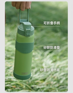 【H&R安室家】TYESO泰碩 304不鏽鋼吸管保溫瓶750ml(H85), , large