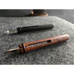 GeckoDesign 和諧之筆(黑檀) x 默契墨水瓶(圓) 手工製文具組, , large
