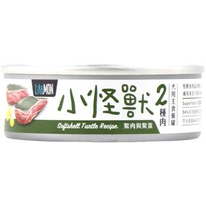 怪獸部落-犬族2種肉主食罐82g-鱉肉鱉蛋
