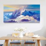 【御畫房】玉山 國家一級畫師手繪油畫60×120cm(VF-60), , large