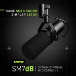 SHURE SM7dB 動圈式人聲麥克風【敦煌樂器】, , large