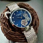 [星晴錶業]COACH手錶,34mm,CH00260銀寶藍色錶面銀錶殼銀色米蘭錶帶款, , large