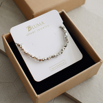 walking in edinburgh sterling silver bracelet, , large