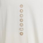 YOGA FLOW Chakra Flow(A) - 背後交叉圓領罩衫 - 冰花白 White, , large