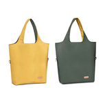 Eco-friendly Dual-Color Reversible tote bag (Bumblebee), , large