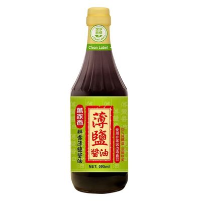 萬家香鮮露薄鹽醬油595ml