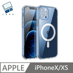 [MagSafe Magnetic Suction] Anti-fallTransparent protective shell, air pressure shell, hard shell, magnetic shell, suitable for iPhone X / XS , , large