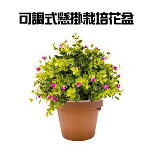 金德恩 GS MALL 台灣製造 可調式懸掛栽培花盆 植物盆園藝花盆 花器 栽培盆 花盆 懸掛花盆 栽培花盆 栽培 花架