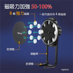 digidock MF8 妥當磁吸鋁框手機架組 CD孔手機架 儀錶板手機夾 黏貼 吸盤 CD孔 手機架 磁吸, , large