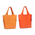Eco-friendly Dual-Color Reversible tote bag (Canary), , large