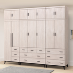 【唯熙傢俱】凱熙橡木白4尺衣櫃, , large