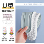 [夢巴黎]  運動鞋墊 踩屎感鞋墊 鞋墊 乳膠鞋墊 減壓鞋墊 氣墊鞋墊 增高鞋墊 足弓鞋墊 軟鞋墊 除臭鞋墊 艾草除臭, , large