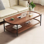 【AOTTO】簡約圓弧雙層客廳大茶几(TA-301)	, , large