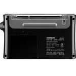 SANGEAN AM/FM Dual-Band Digital Clock Radio (Black) PR-D4BK, , large