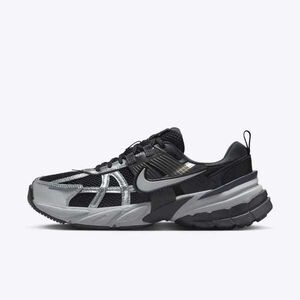 Kixpress-Nike W V2K Run 女 休閒鞋 運動 復古 Y2K 老爹鞋 舒適 金屬感 黑銀 [FD0736-005]
