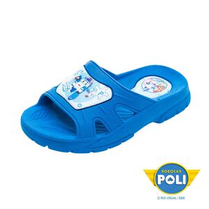 POLI童輕量拖鞋-藍16
