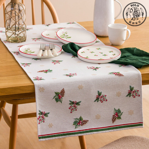 【SOLO歐洲家居】LCW Home 45x120CM 聖誕裝飾桌旗 桌布 桌墊 餐墊 土耳其製造