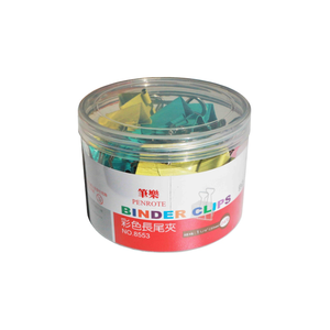 【PENROTE 筆樂】8553 #3彩色長尾夾