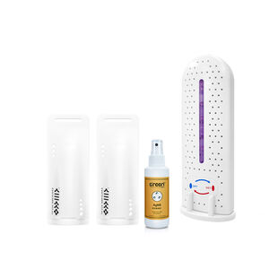 【GREENON】防黴抗菌組合包－智慧迷你除濕器＋鞋用除臭器 ＋奈米銀抗菌精華噴霧