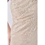 (S) fashion collection質感單肩杏色洋裝二手衣, , large